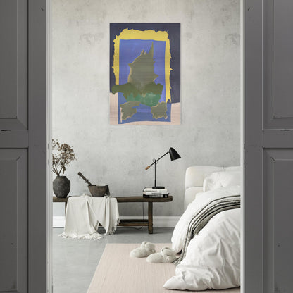 Interior Landscape, 1964- - Helen Frankenthaler Brushed Aluminum Print - 70x100 cm / 28x40 inches | Helen Frankenthaler Aluminum Print | Helen Frankenthaler Prints