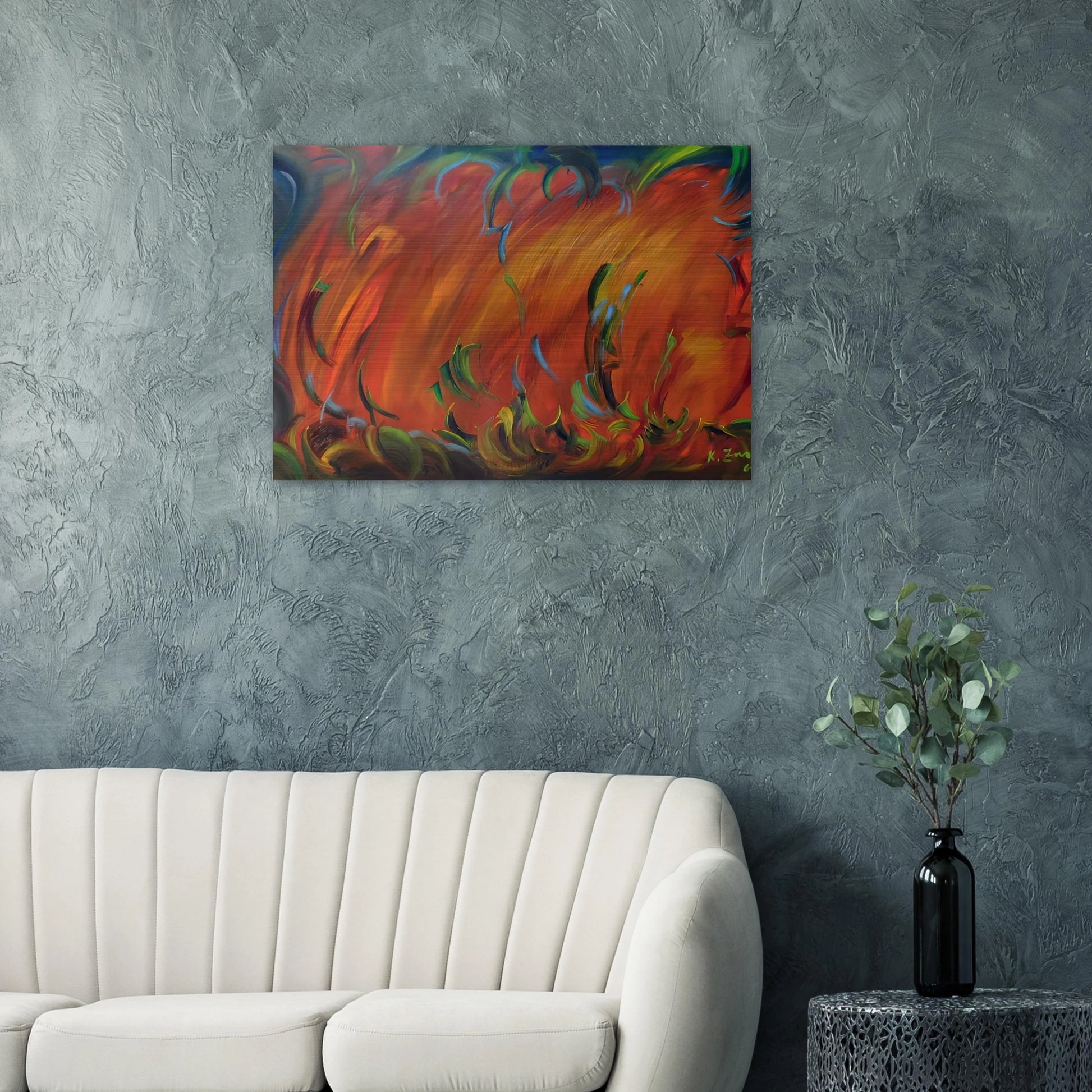 Evening - Konrad Zuse Brushed Aluminum Print - 70x100 cm / 28x40 inches | Konrad Zuse Aluminum Print | Konrad Zuse Prints