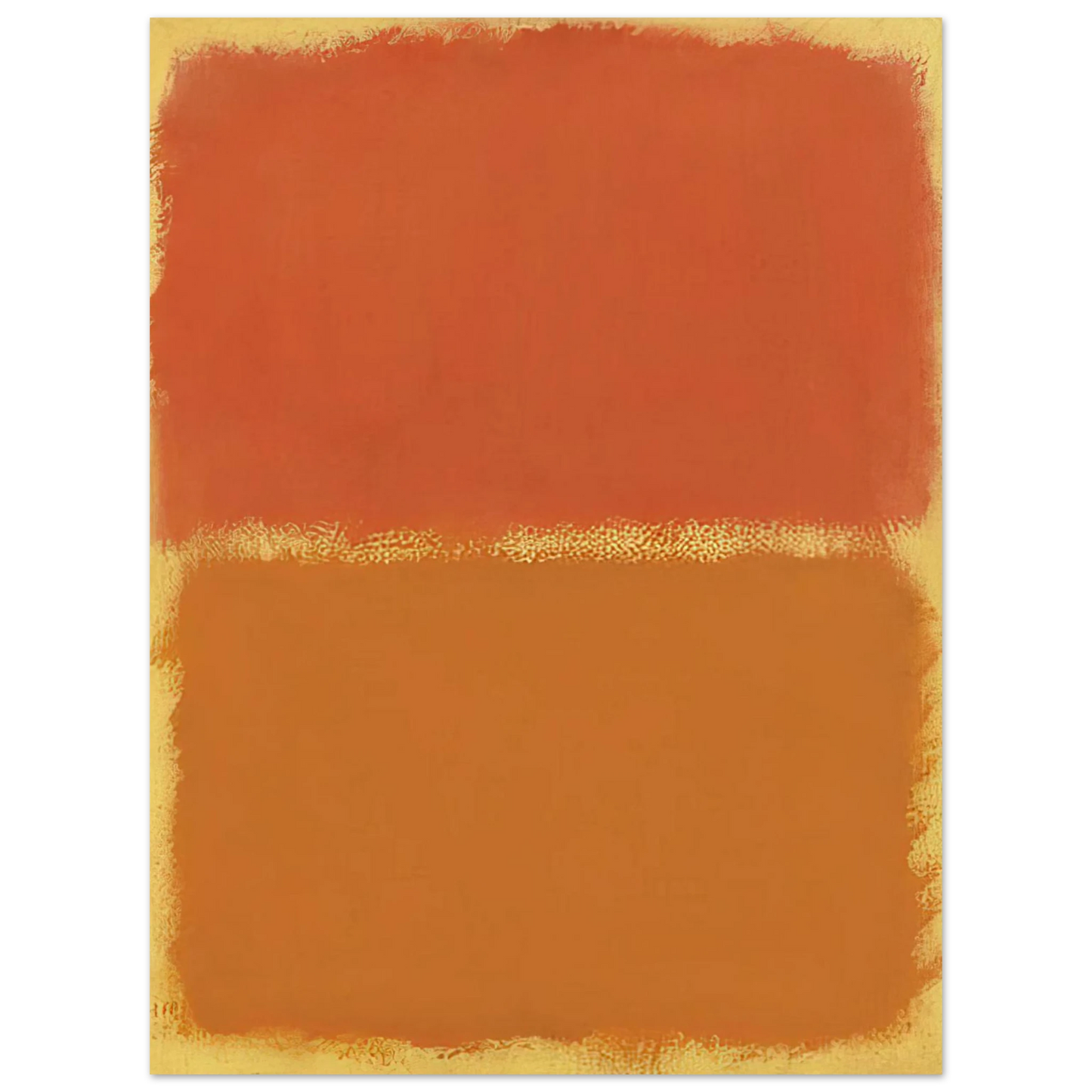 Mark Rothko - Orange, Red, Orange - 1961 Wall Art - 21x29.7 cm / 8x12" - Fine Art Poster - -