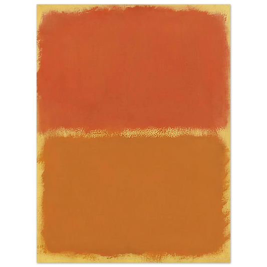 Mark Rothko - Orange, Red, Orange - 1961 Wall Art - 21x29.7 cm / 8x12" - Fine Art Poster - -