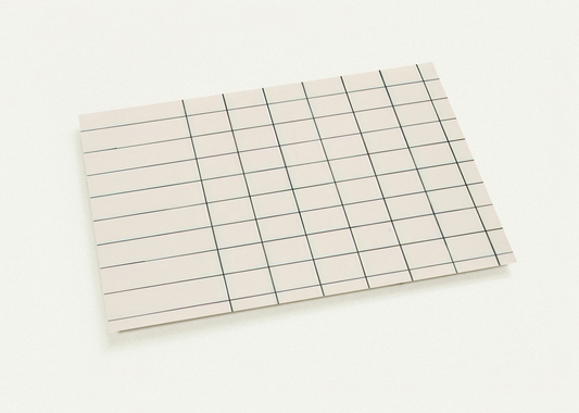 Grid Lines from the series Line Form Color By Ellsworth Kelly Pack of 10 Post Cards | Ellsworth Kelly Post Cards | A6 (10.5 x 14.8 cm) - 4.1 x 5.8 inches