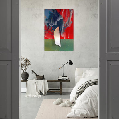 Plow - Sam Gilliam Brushed Aluminum Print - 70x100 cm / 28x40 inches | Sam Gilliam Aluminum Print | Sam Gilliam Prints