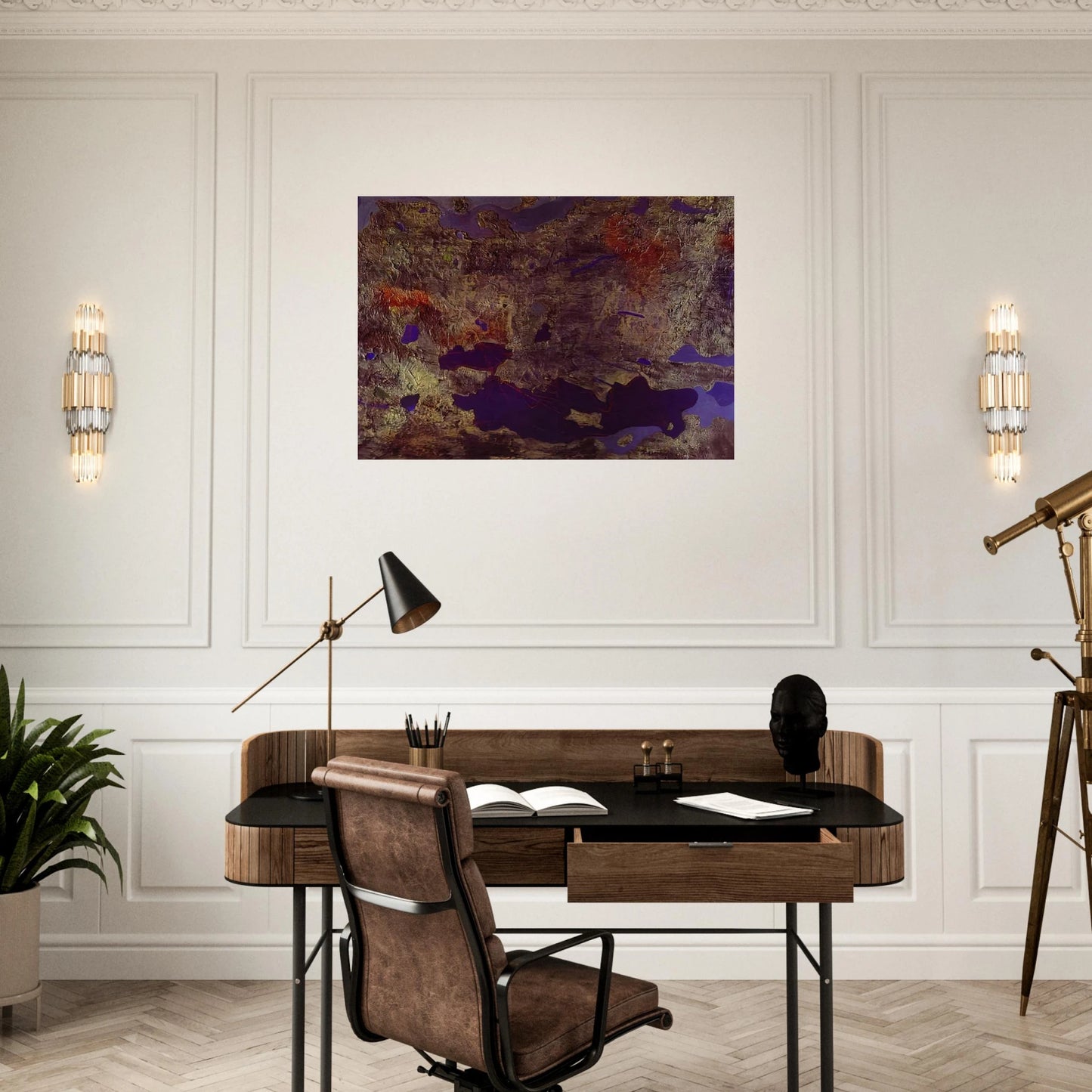 Europe after the Rain I - Max Ernst Brushed Aluminum Print - 70x100 cm / 28x40 inches | Max Ernst Aluminum Print | Max Ernst Prints