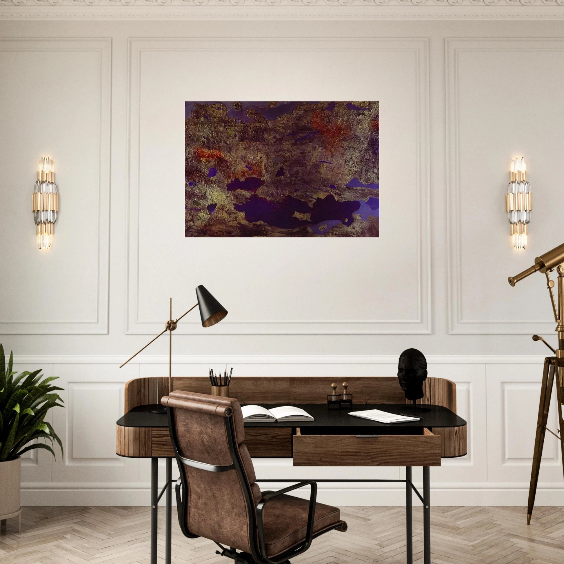 Europe after the Rain I - Max Ernst Brushed Aluminum Print - 70x100 cm / 28x40 inches | Max Ernst Aluminum Print | Max Ernst Prints