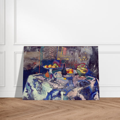 VASE BOTTLE AND FRUIT 1906 - Henri Matisse Brushed Aluminum Print - 70x100 cm / 28x40 inches | Henri Matisse Aluminum Print | Henri Matisse Prints