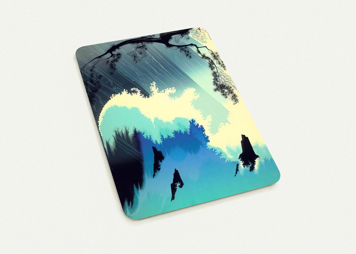 Ocean Splash By Eyvind Earle Pack of 10 Post Cards | Eyvind Earle Post Cards | A6 (10.5 x 14.8 cm) - 4.1 x 5.8 inches