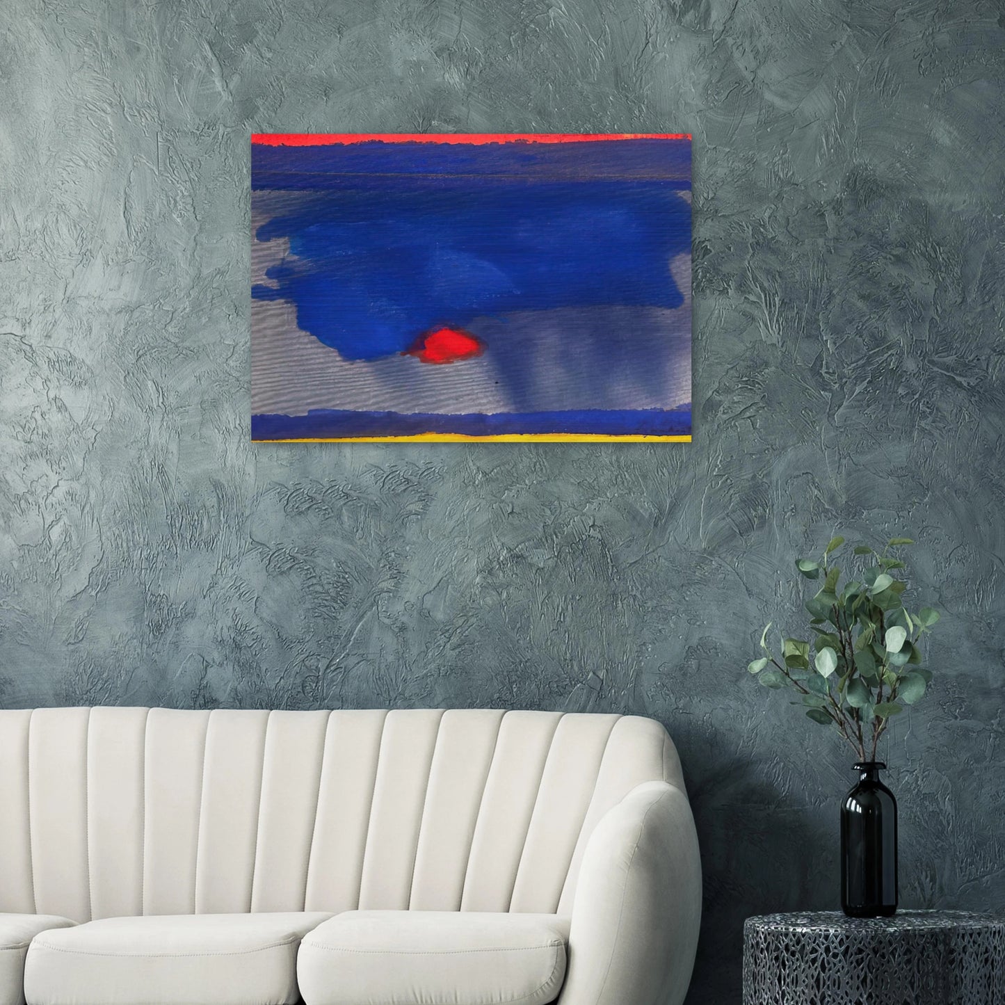 Provincetown - 1964 - Helen Frankenthaler Brushed Aluminum Print - 70x100 cm / 28x40 inches | Helen Frankenthaler Aluminum Print | Helen Frankenthaler Prints