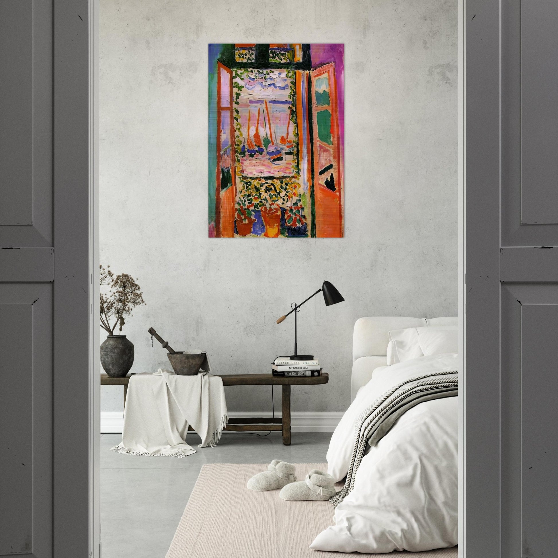 OPEN WINDOW COLLIOURE 1905 - Henri Matisse Brushed Aluminum Print - 70x100 cm / 28x40 inches | Henri Matisse Aluminum Print | Henri Matisse Prints