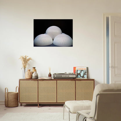 Model for Brick Structure four domes and a sphere - Sol LeWitt Brushed Aluminum Print - 70x100 cm / 28x40 inches | Sol LeWitt Aluminum Print | Sol LeWitt Prints
