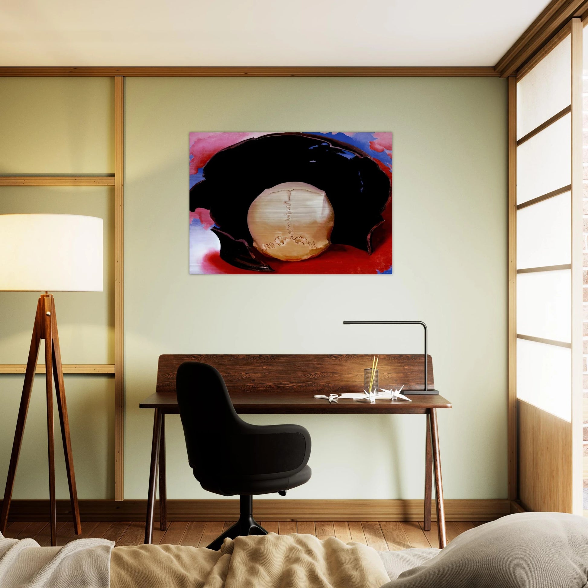 It was a Man and a Pot - Georgia O'Keeffe Brushed Aluminum Print - 70x100 cm / 28x40 inches | Georgia O'Keeffe Aluminum Print | Georgia O'Keeffe Prints