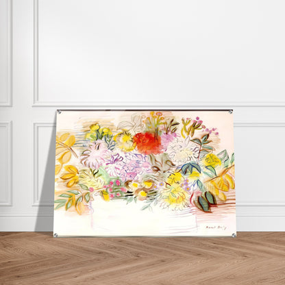 BOUQUET OF FLOWERS - Raoul Dufy Acrylic Print - 70x100 cm / 28x40″ inches | Raoul Dufy Wall Art | Raoul Dufy Prints