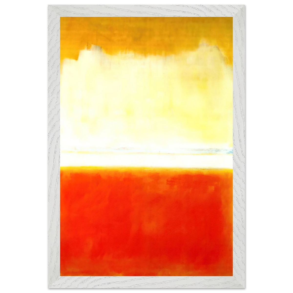 Mark Rothko - No.8 - 1952 Wall Art - 30x40 cm / 12x16 inches - Premium Wooden Framed Poster With Fine Art Paper-canvas - Black frame