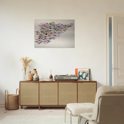 Variables with Color - Post-Painterly Abstraction - Robert Goodnough Brushed Aluminum Print - 70x100 cm / 28x40 inches | Robert Goodnough Aluminum Print | Robert Goodnough Prints