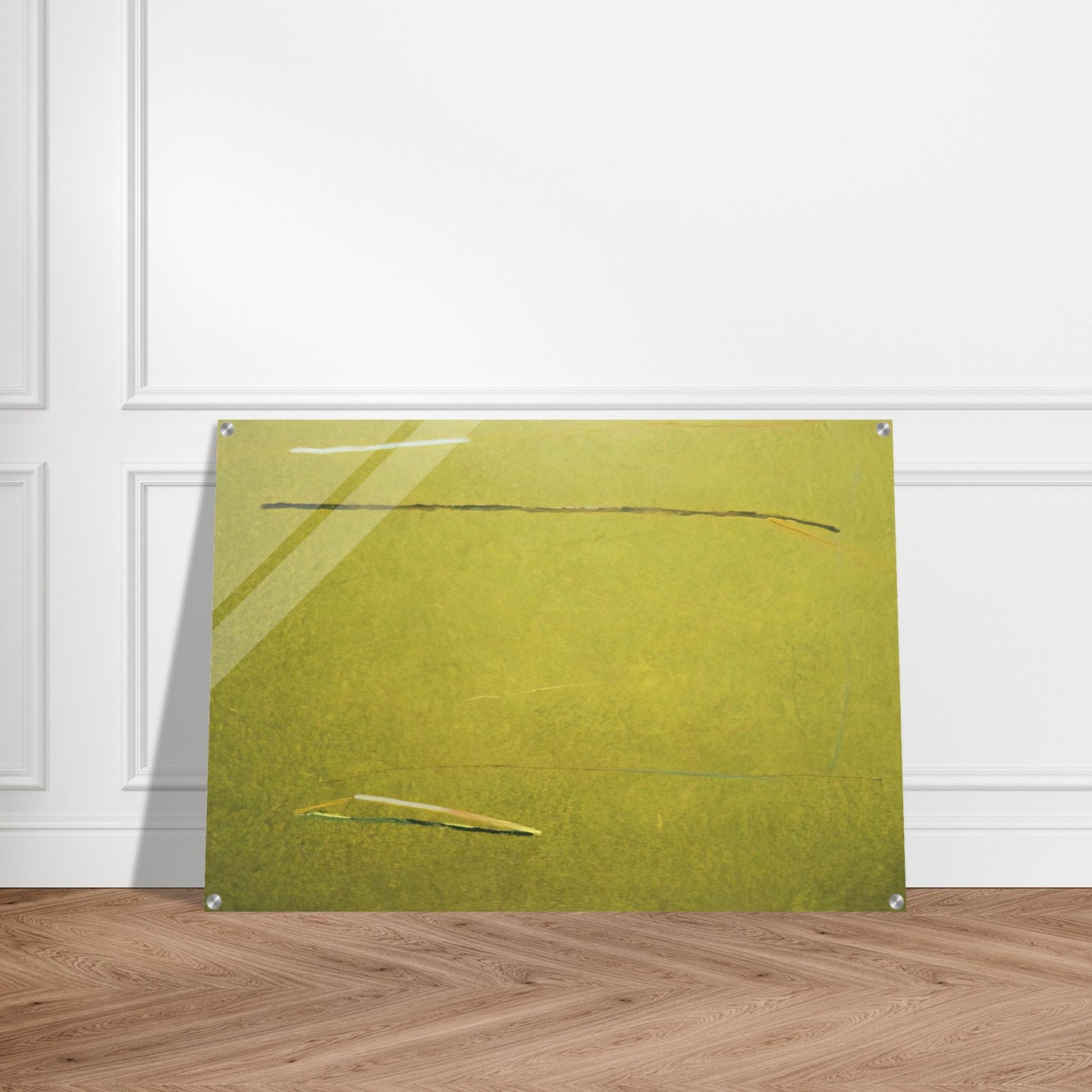 Green Mountain Man - 1975 - Ronnie Landfield Acrylic Print - 70x100 cm / 28x40″ inches