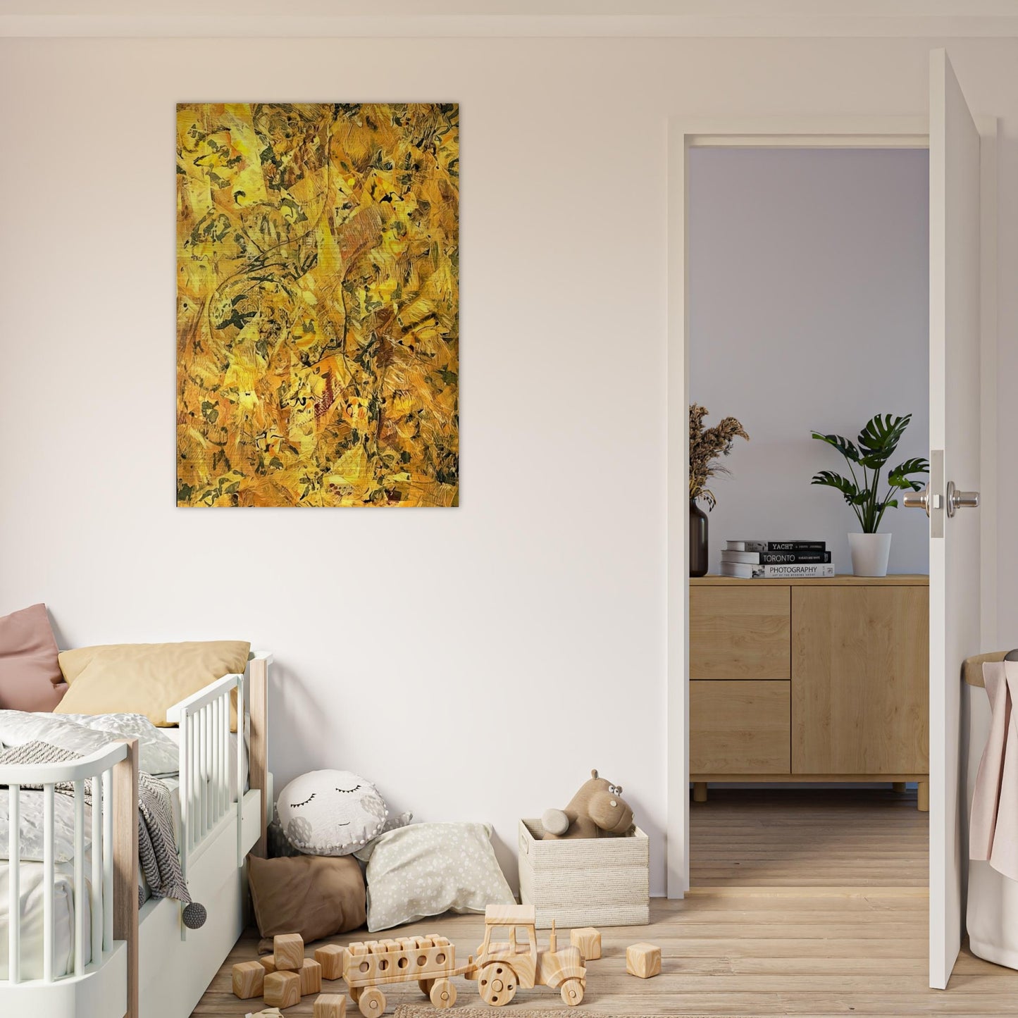 NUMBER 2 - Jackson Pollock Brushed Aluminum Print - 70x100 cm / 28x40 inches | Jackson Pollock Aluminum Print | Jackson Pollock Prints