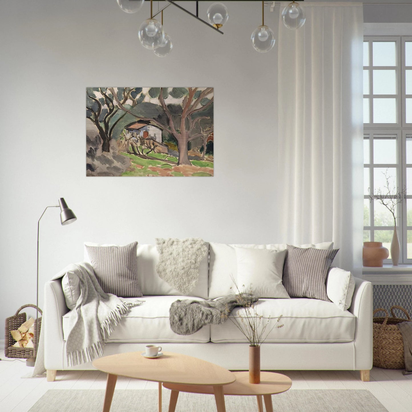 LA MAISONNETTE 1919 - Henri Matisse Brushed Aluminum Print - 70x100 cm / 28x40 inches | Henri Matisse Aluminum Print | Henri Matisse Prints