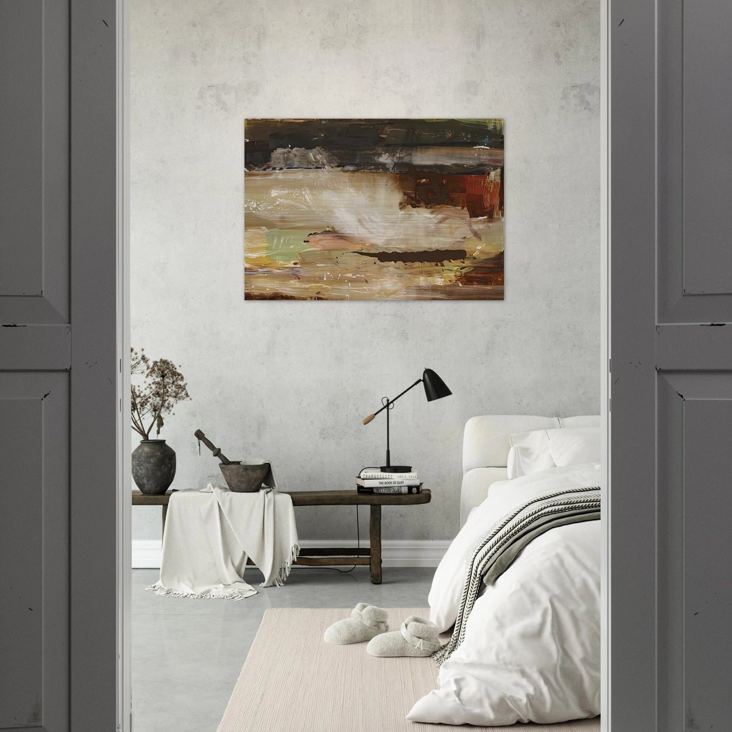 For E.M., 1981- - Helen Frankenthaler Brushed Aluminum Print - 70x100 cm / 28x40 inches | Helen Frankenthaler Aluminum Print | Helen Frankenthaler Prints
