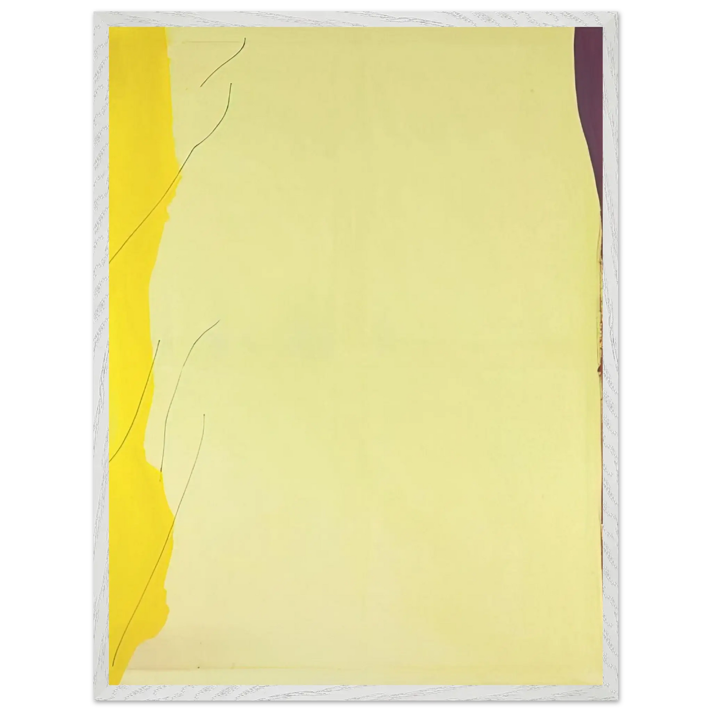 Helen Frankenthaler - Distillation - 1973 Wall art - 30x45 cm / 12x18 Inches - Premium Wooden Framed Poster With Fine Art Paper - Wood frame