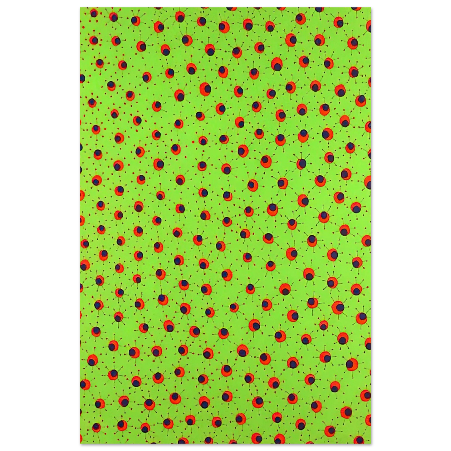 Yayoi Kusama - FIELDS IN SPRING 1988 Fine Art Poster