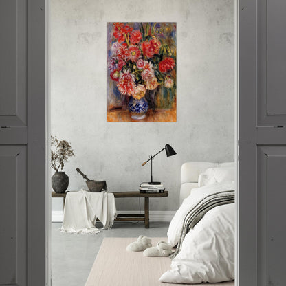 Bouquet - Pierre-Auguste Renoir Brushed Aluminum Print - 70x100 cm / 28x40 inches | Pierre-Auguste Renoir Aluminum Print | Pierre-Auguste Renoir Prints
