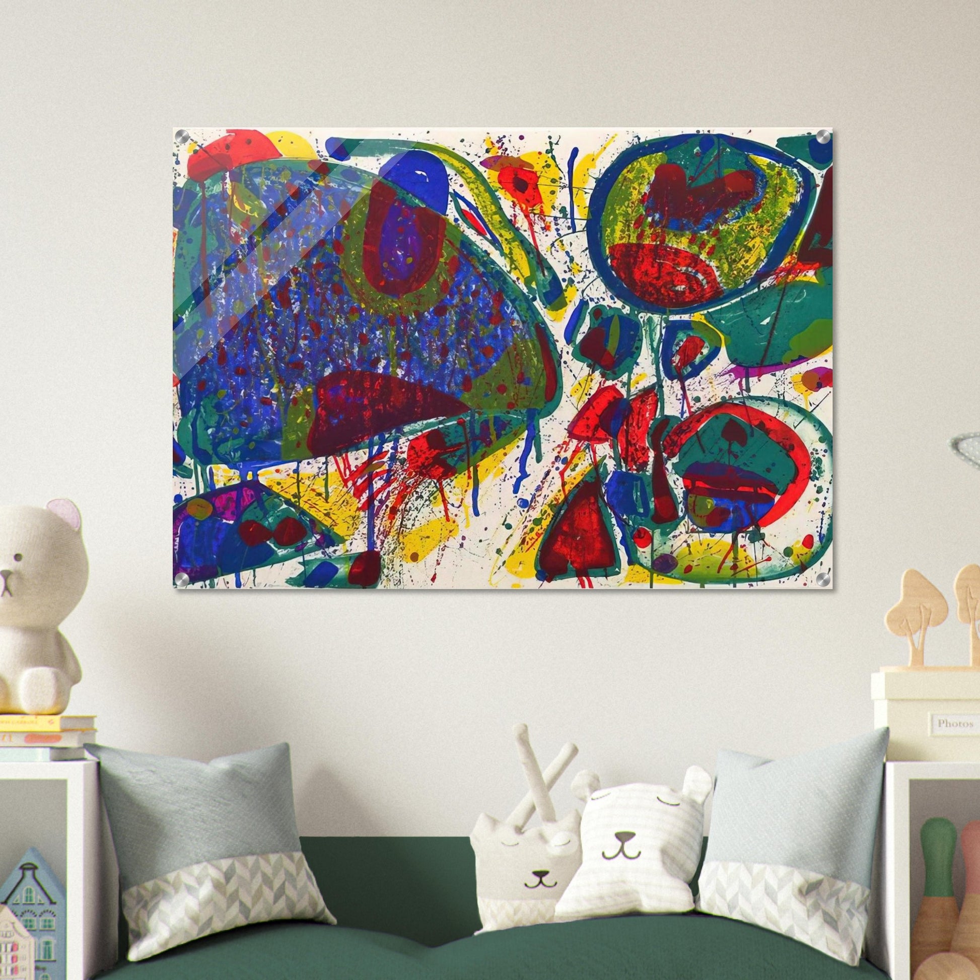 Variant III  from Bright Jade Ghost  - Sam Francis Acrylic Print - 70x100 cm / 28x40″ inches