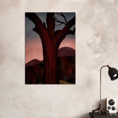 Autumn Trees - Chestnut Tree - Georgia O'Keeffe Brushed Aluminum Print - 70x100 cm / 28x40 inches | Georgia O'Keeffe Aluminum Print | Georgia O'Keeffe Prints