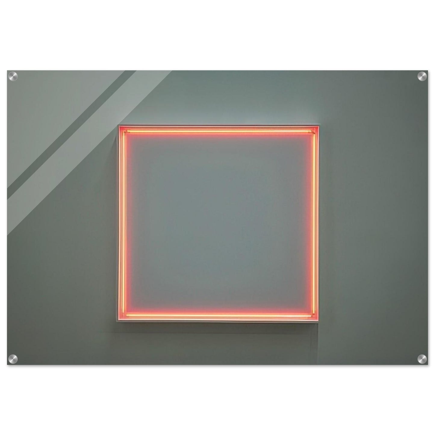 4 rythmes interférents en formant un carré - 1972 - Francois Morellet Acrylic Print - 70x100 cm / 28x40″ inches