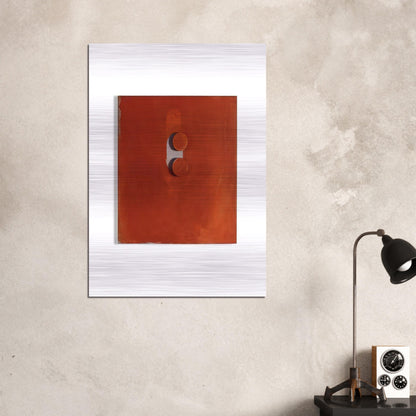 TABLETTENBILD 1966 - BLINKY PALERMO Brushed Aluminum Print - 70x100 cm / 28x40 inches | BLINKY PALERMO Aluminum Print | BLINKY PALERMO Prints