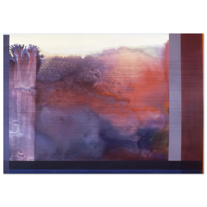Rose's Painting - 1986 - Ronnie Landfield Brushed Aluminum Print - 70x100 cm / 28x40 inches | Ronnie Landfield Aluminum Print | Ronnie Landfield Prints