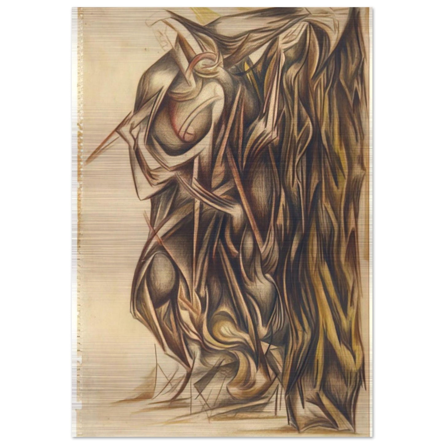 UNTITLED 1941 - Jackson Pollock Brushed Aluminum Print - 70x100 cm / 28x40 inches | Jackson Pollock Aluminum Print | Jackson Pollock Prints