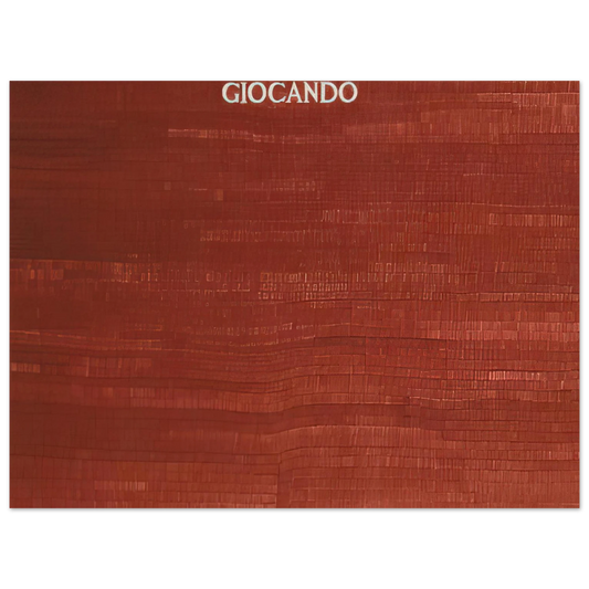 Alighiero Boetti - GIOCANDO  75x100 cm / 30x40inches Fine Art Poster