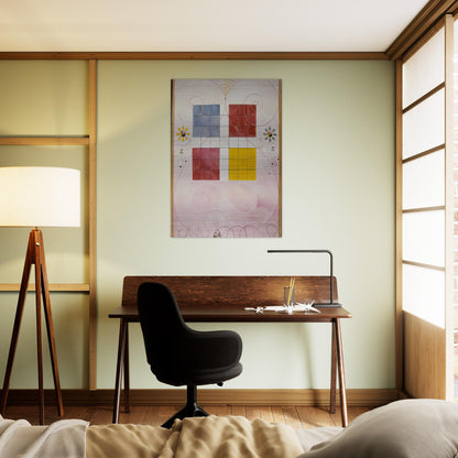 DE TIO ST RSTA N 10 ALDERDOMEN 1907 - Hilma af Klint Brushed Aluminum Print - 70x100 cm / 28x40 inches | Hilma af Klint Aluminum Print | Hilma af Klint Prints