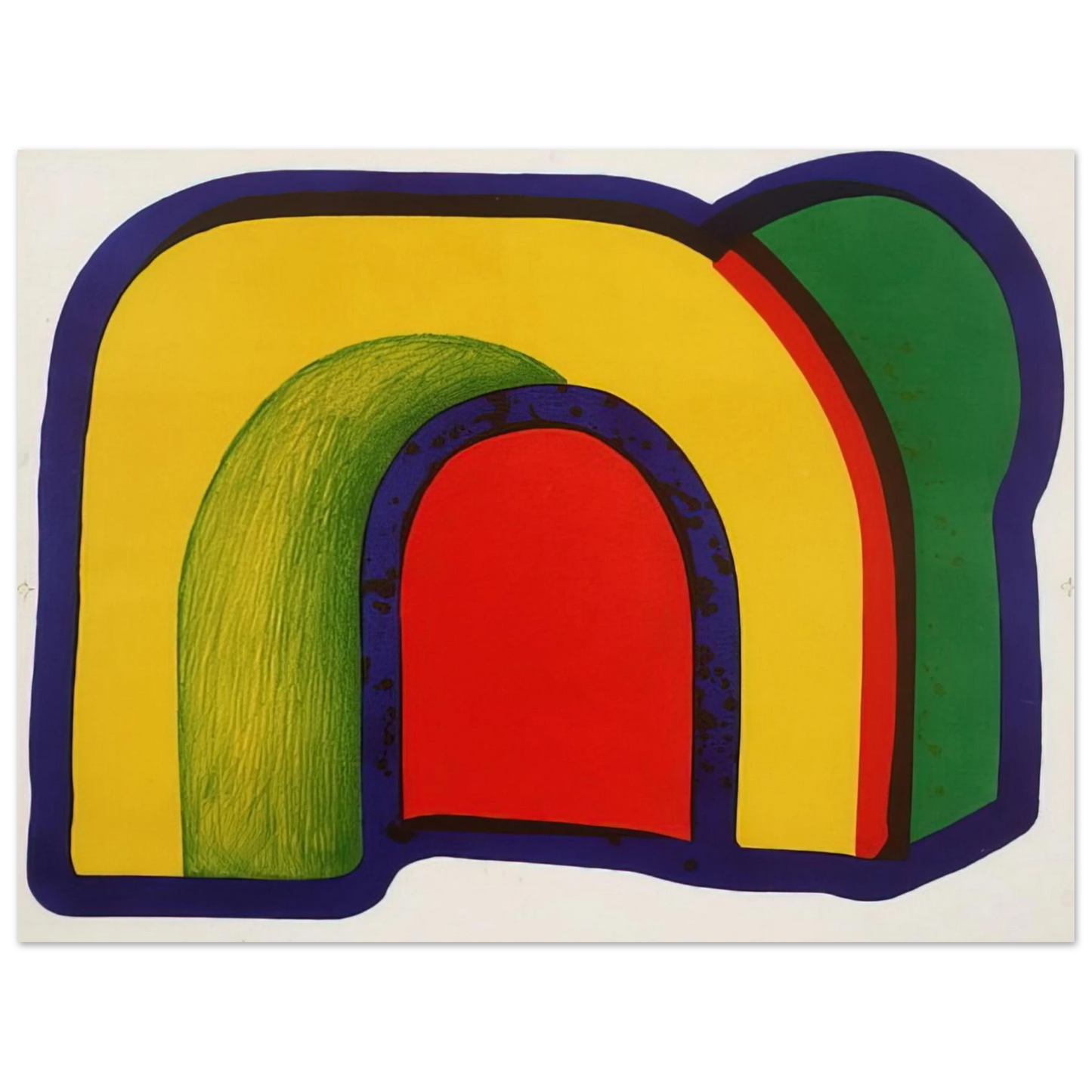 Howard Hodgkin - Arch - 1971  75x100 cm / 30x40inches Fine Art Poster