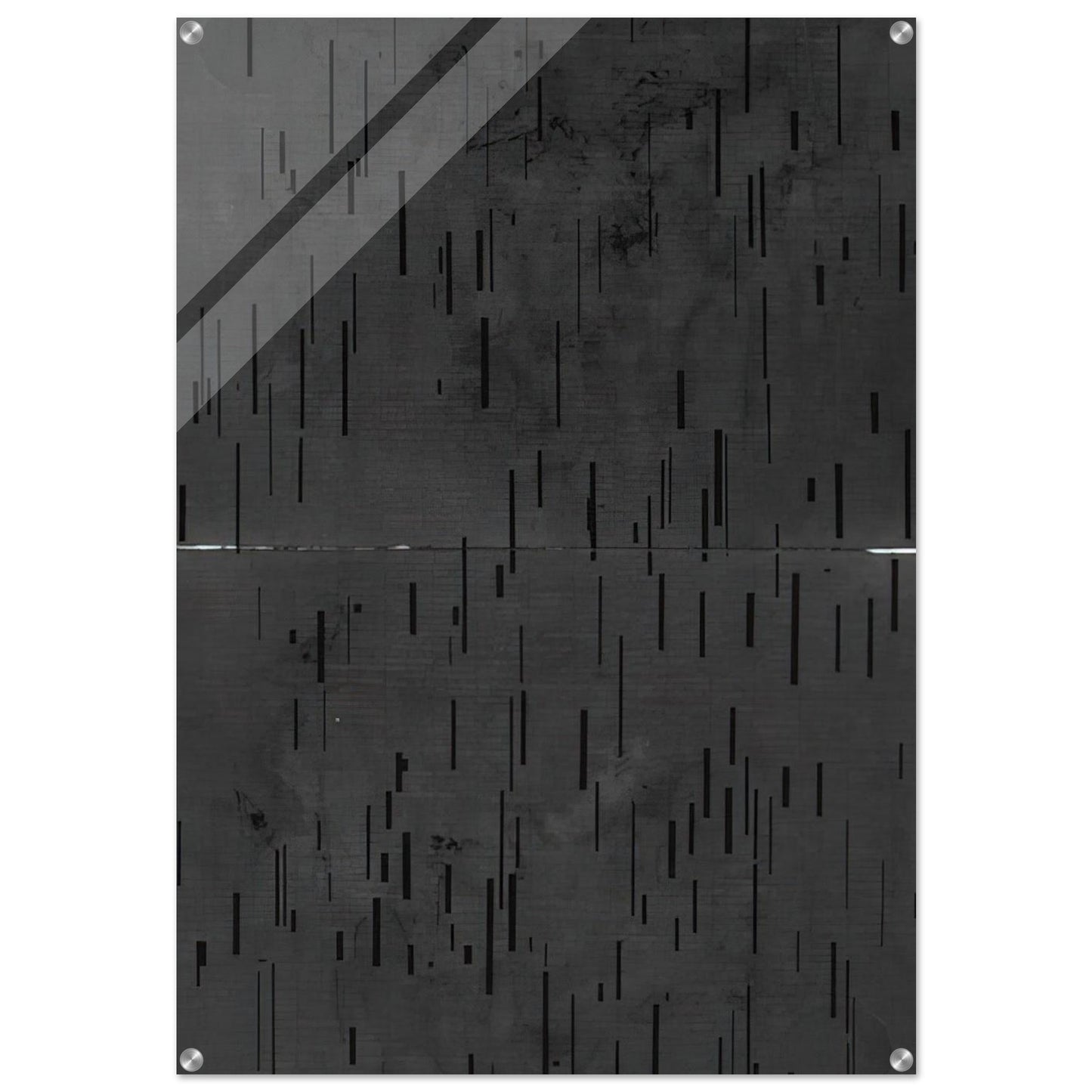 Global Village 1-36 - Abstract Expressionism - John Cage Acrylic Print - 70x100 cm / 28x40″ inches | John Cage Wall Art | John Cage Prints