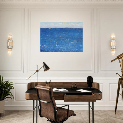 West Wind, Appledore - Childe Hassam Brushed Aluminum Print - 70x100 cm / 28x40 inches | Childe Hassam Aluminum Print | Childe Hassam Prints