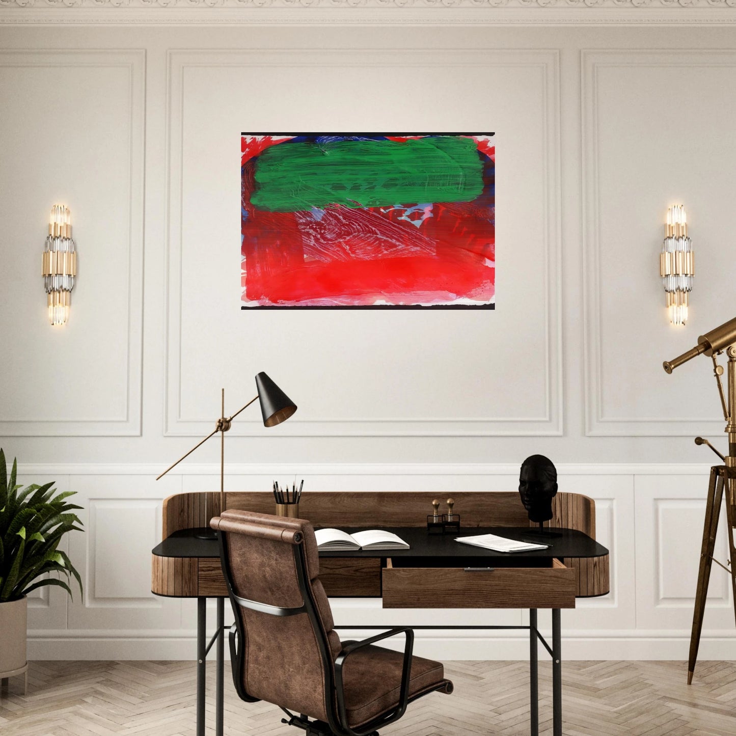 Strictly Personal - 2001 - Howard Hodgkin Brushed Aluminum Print - 70x100 cm / 28x40 inches | Howard Hodgkin Aluminum Print | Howard Hodgkin Prints