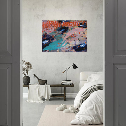 Hurrah Vacuii!! - 1988 - Paul Thek Brushed Aluminum Print - 70x100 cm / 28x40 inches | Paul Thek Aluminum Print | Paul Thek Prints