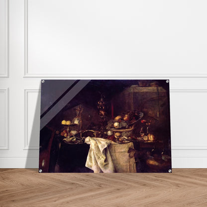 LA DESERTE AFTER JAN DAVIDSZ DE HEEM 1893 - Henri Matisse Acrylic Print - 70x100 cm / 28x40″ inches
