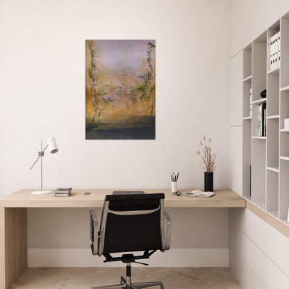 25 5 2001 2001 - Zao Wou-Ki Brushed Aluminum Print - 70x100 cm / 28x40 inches | Zao Wou-Ki Aluminum Print | Zao Wou-Ki Prints