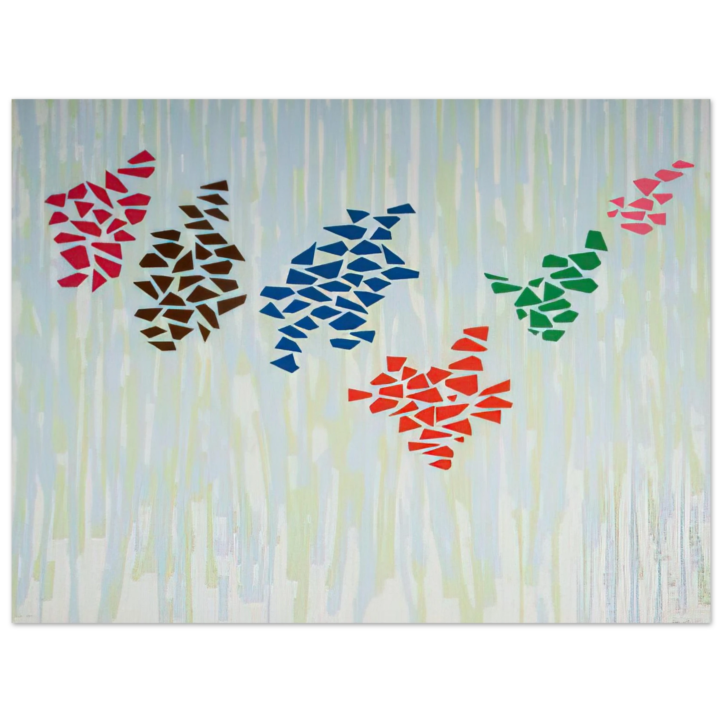 Robert Goodnough - Untitled - 1976  75x100 cm / 30x40inches Fine Art Poster