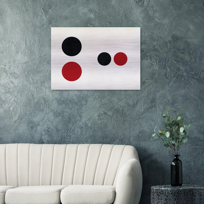 Revolving - 1959 - Alexander Liberman Brushed Aluminum Print - 70x100 cm / 28x40 inches | Alexander Liberman Aluminum Print | Alexander Liberman Prints