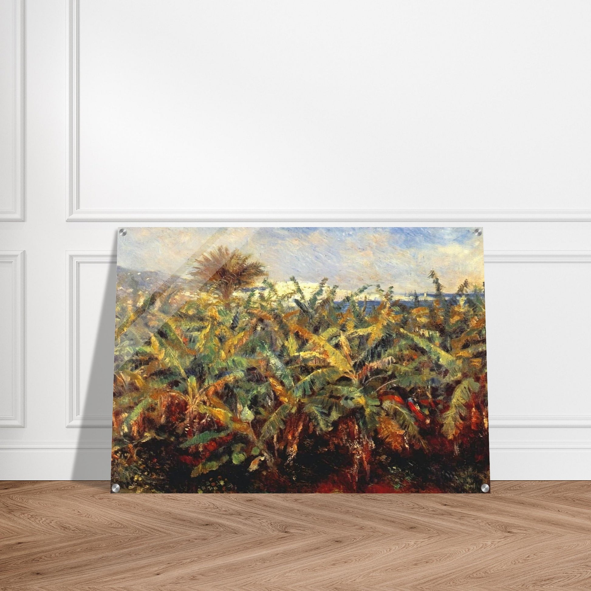 Field of Banana Trees - Pierre-Auguste Renoir Acrylic Print - 70x100 cm / 28x40″ inches | Pierre-Auguste Renoir Wall Art | Pierre-Auguste Renoir Prints