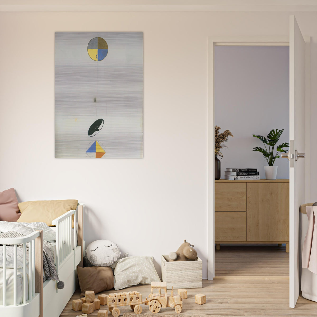 SERIES NO VII NO 3F 1920 - Hilma af Klint Brushed Aluminum Print - 70x100 cm / 28x40 inches | Hilma af Klint Aluminum Print | Hilma af Klint Prints