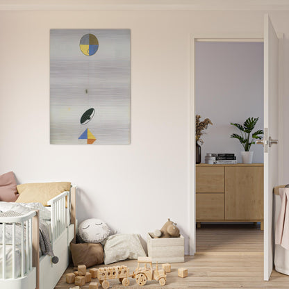 SERIES NO VII NO 3F 1920 - Hilma af Klint Brushed Aluminum Print - 70x100 cm / 28x40 inches | Hilma af Klint Aluminum Print | Hilma af Klint Prints