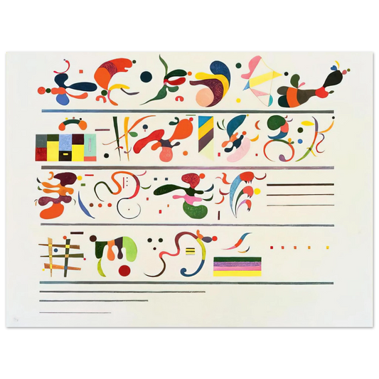 Wassily Kandinsky - SUCCESSION 1935  75x100 cm / 30x40inches Fine Art Poster