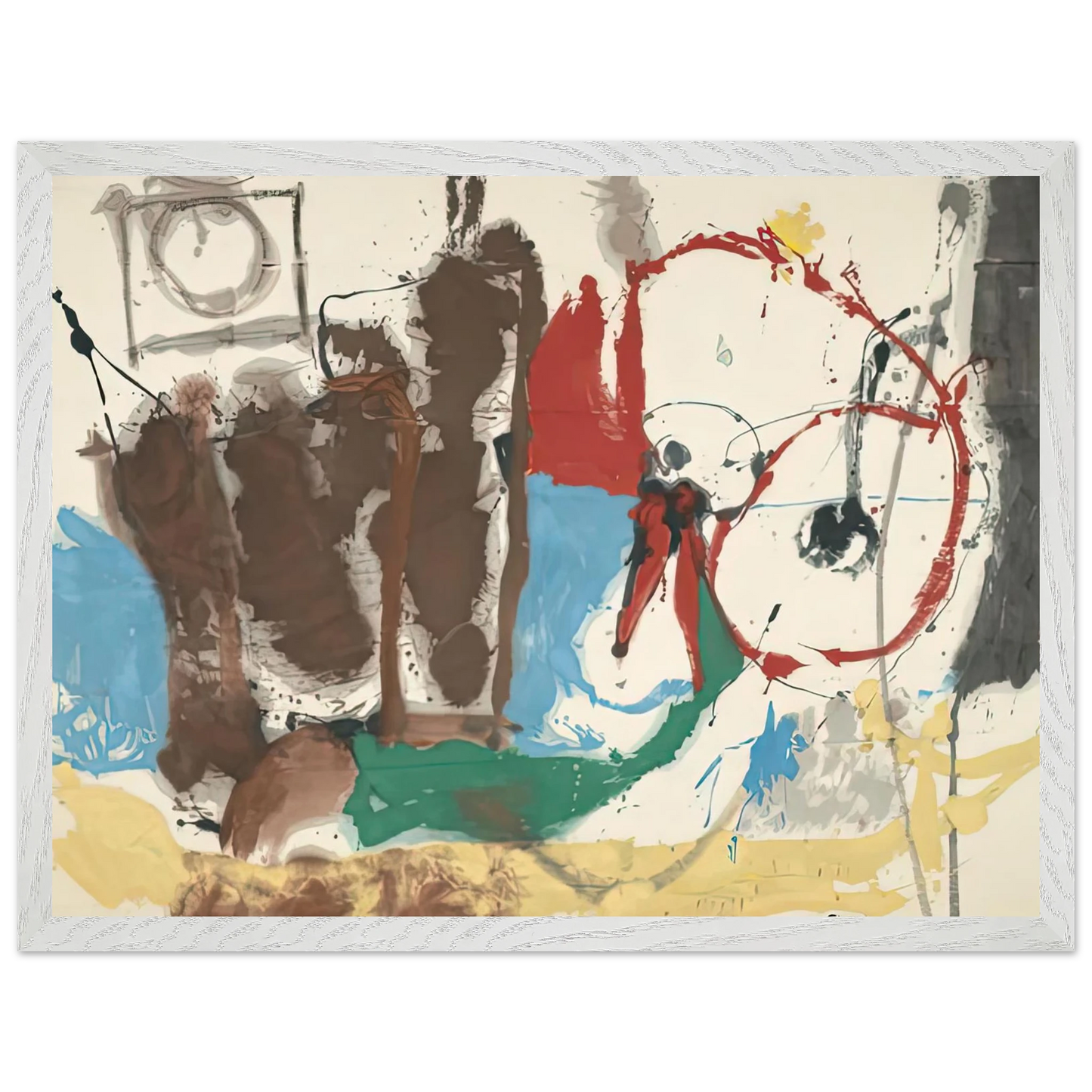 Helen Frankenthaler - Mother Goose Melody, 1959- Wall Art - 60x80 cm / 24x32 inches - Fine Art Poster-canvas - -