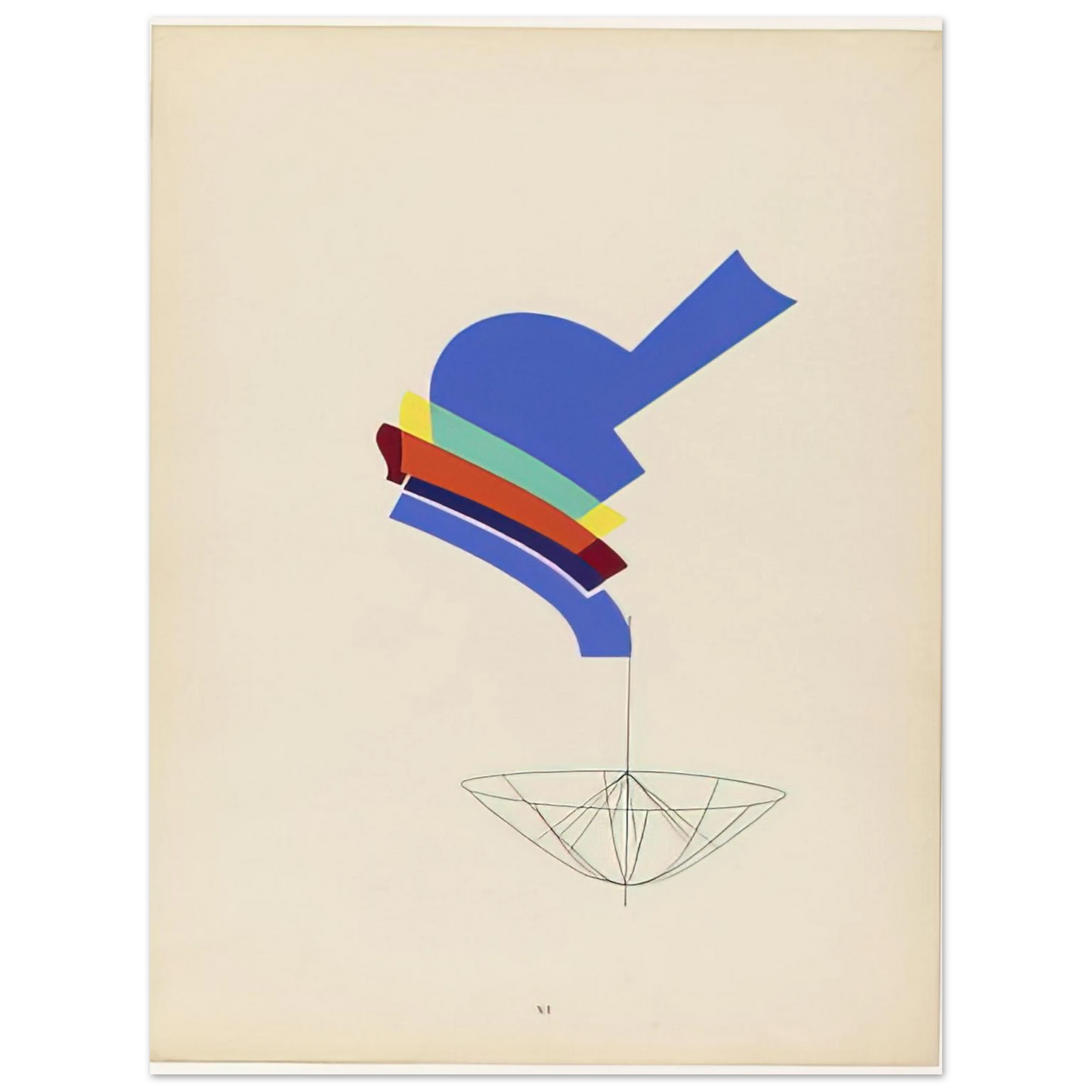 Man Ray - DECANTER FROM THE PORTFOLIO REVOLVING DOORS 1926  75x100 cm / 30x40inches Fine Art Poster