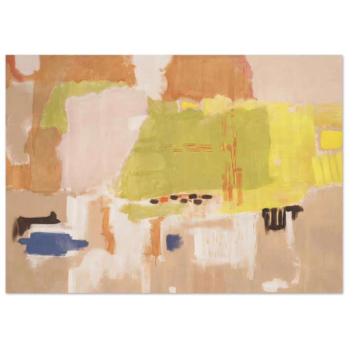 Mark Rothko - No.1 Untitled - 1948 Wall Art - 30x40 cm / 12x16 inches - Premium Wooden Framed Poster With Fine Art Paper - Wood frame