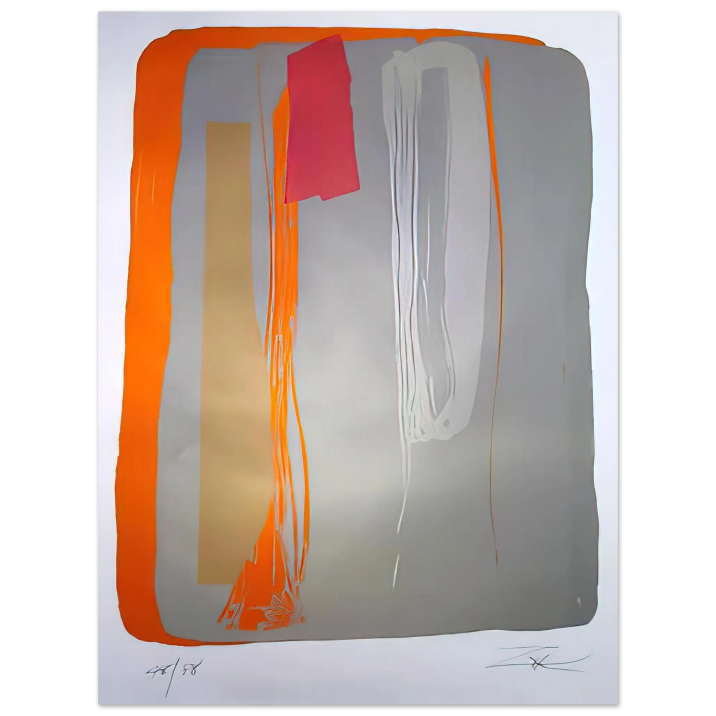 Larry Zox - Untitled 6 - 1980  75x100 cm / 30x40inches Fine Art Poster