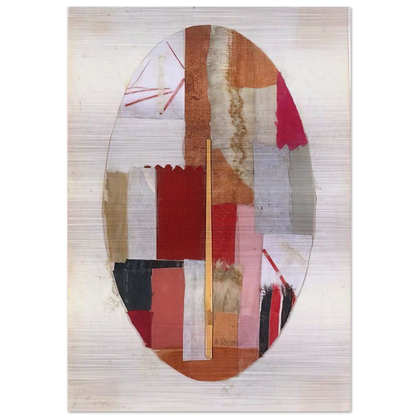 Number 57 - 1950 - Anne Ryan Brushed Aluminum Print - 70x100 cm / 28x40 inches | Anne Ryan Aluminum Print | Anne Ryan Prints